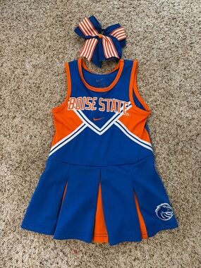 Nike Boise State Youth Cheer Dress in Blue & Orange